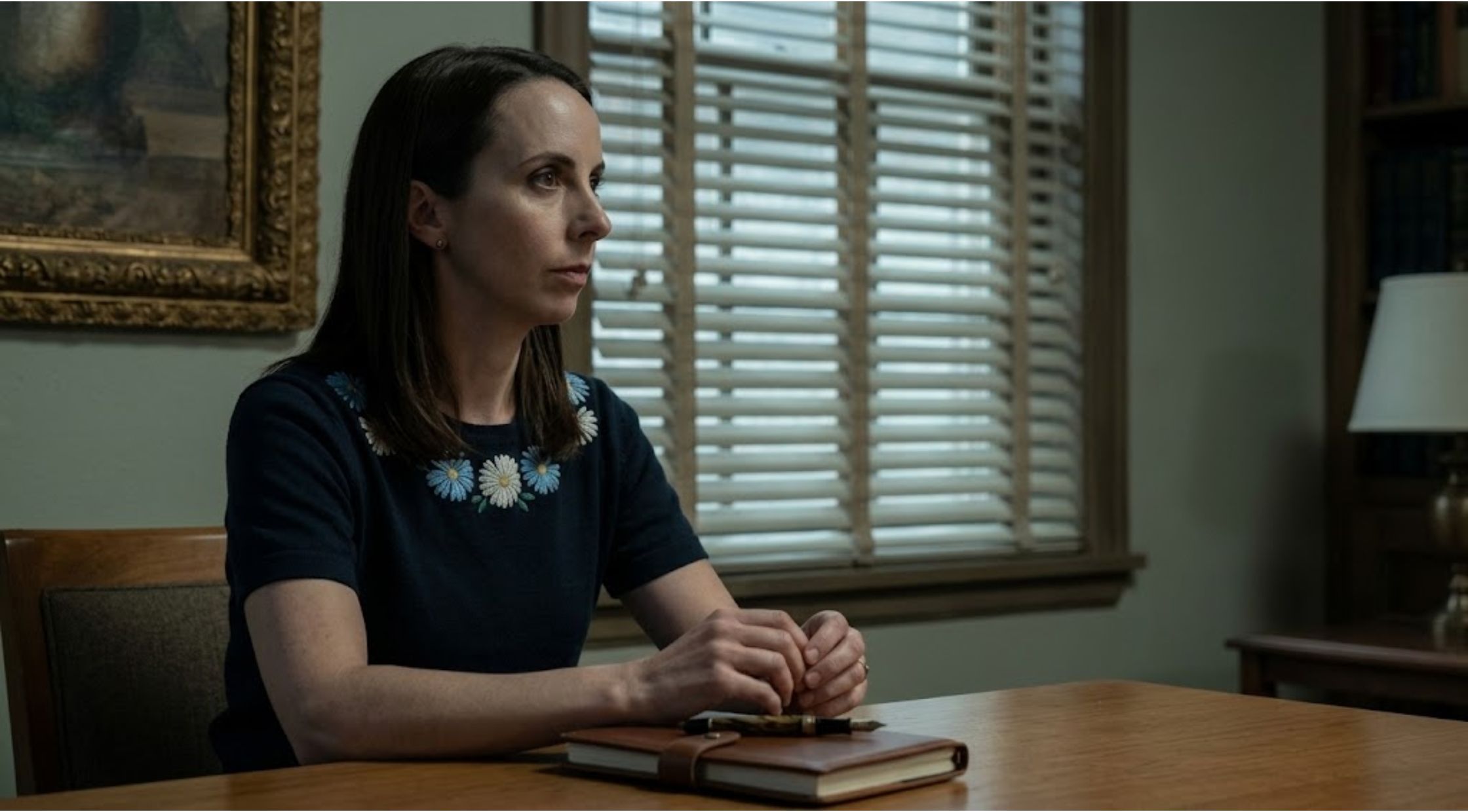 Kate O’Flynn’s Widows Bay S01 Floral Sweater – A Charming Blend of Color and Style