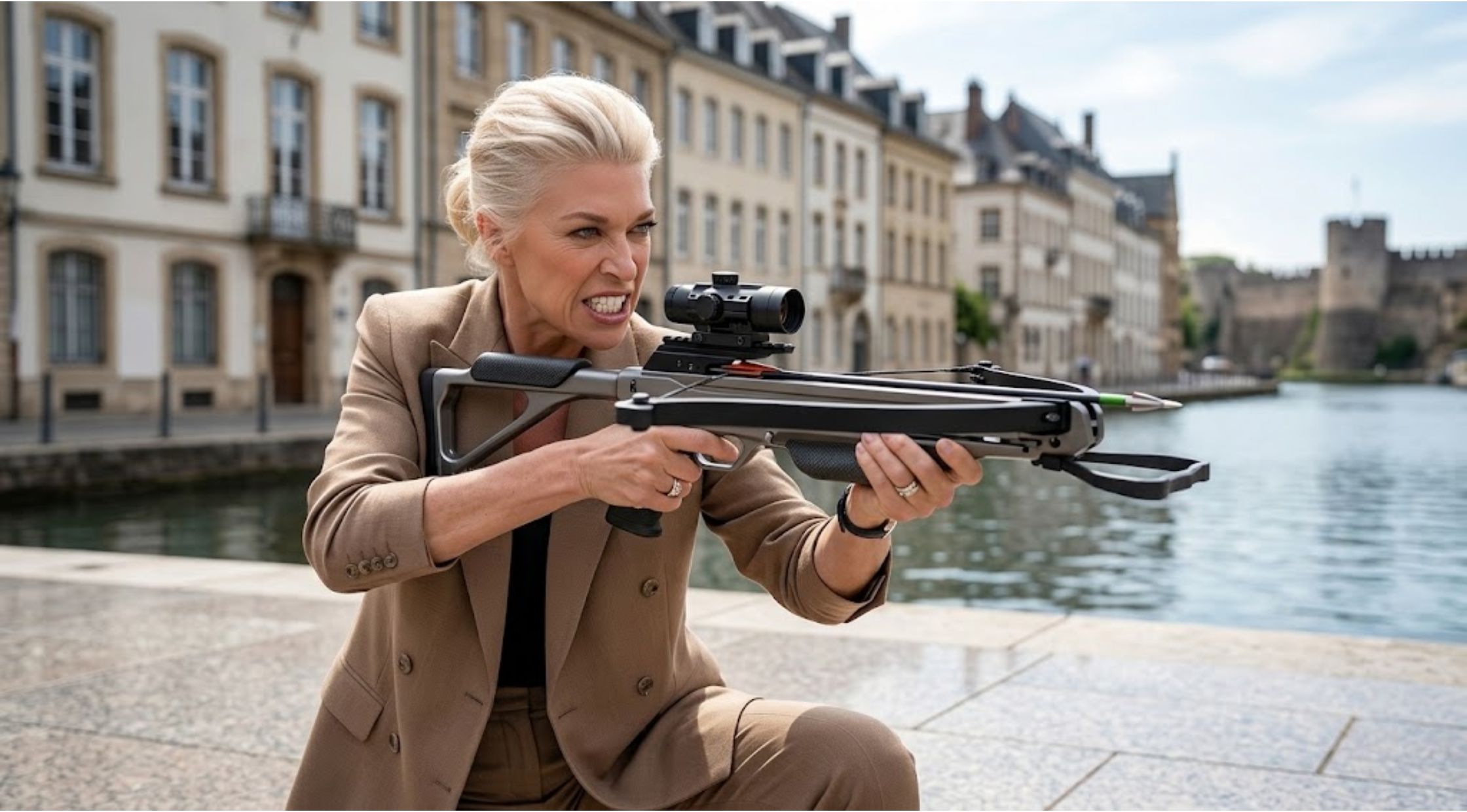 Looking for the Ride or Die S01 Hannah Waddingham Blazer Get the Look