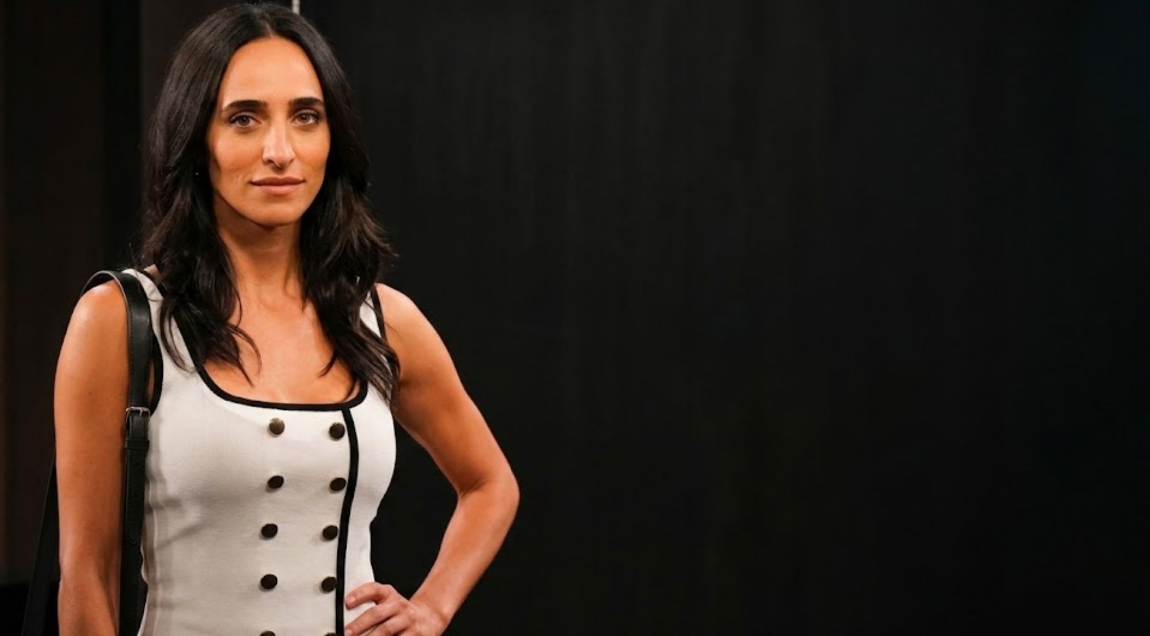 Why Cherie Jimenez’s White & Black Trim Bodycon Mini Dress in Days Of Our Lives is a Daytime Drama Fashion Grail