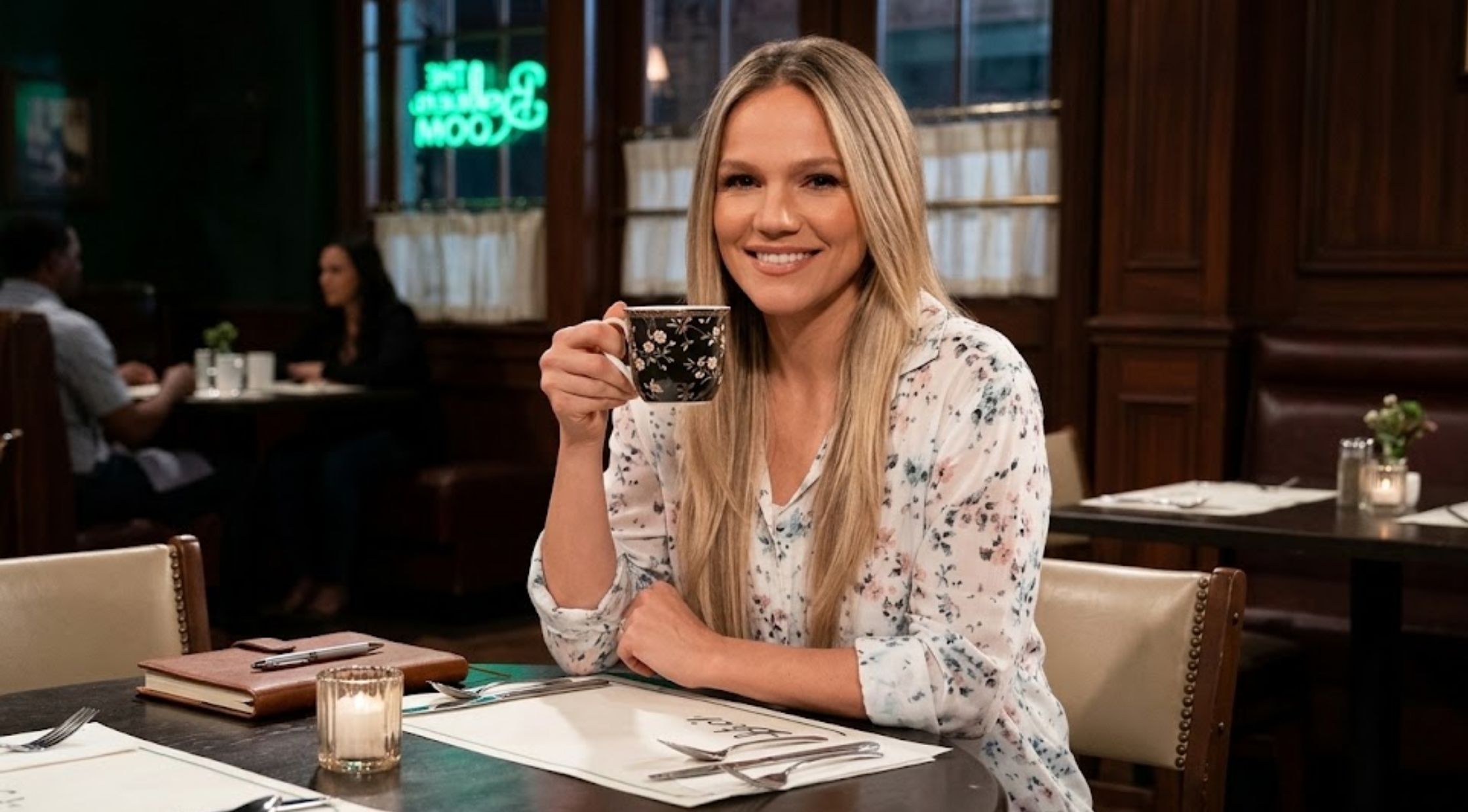 Why Alexa Havins Bruening’s White Floral Blouse on General Hospital is a Daytime TV Fashion Grail