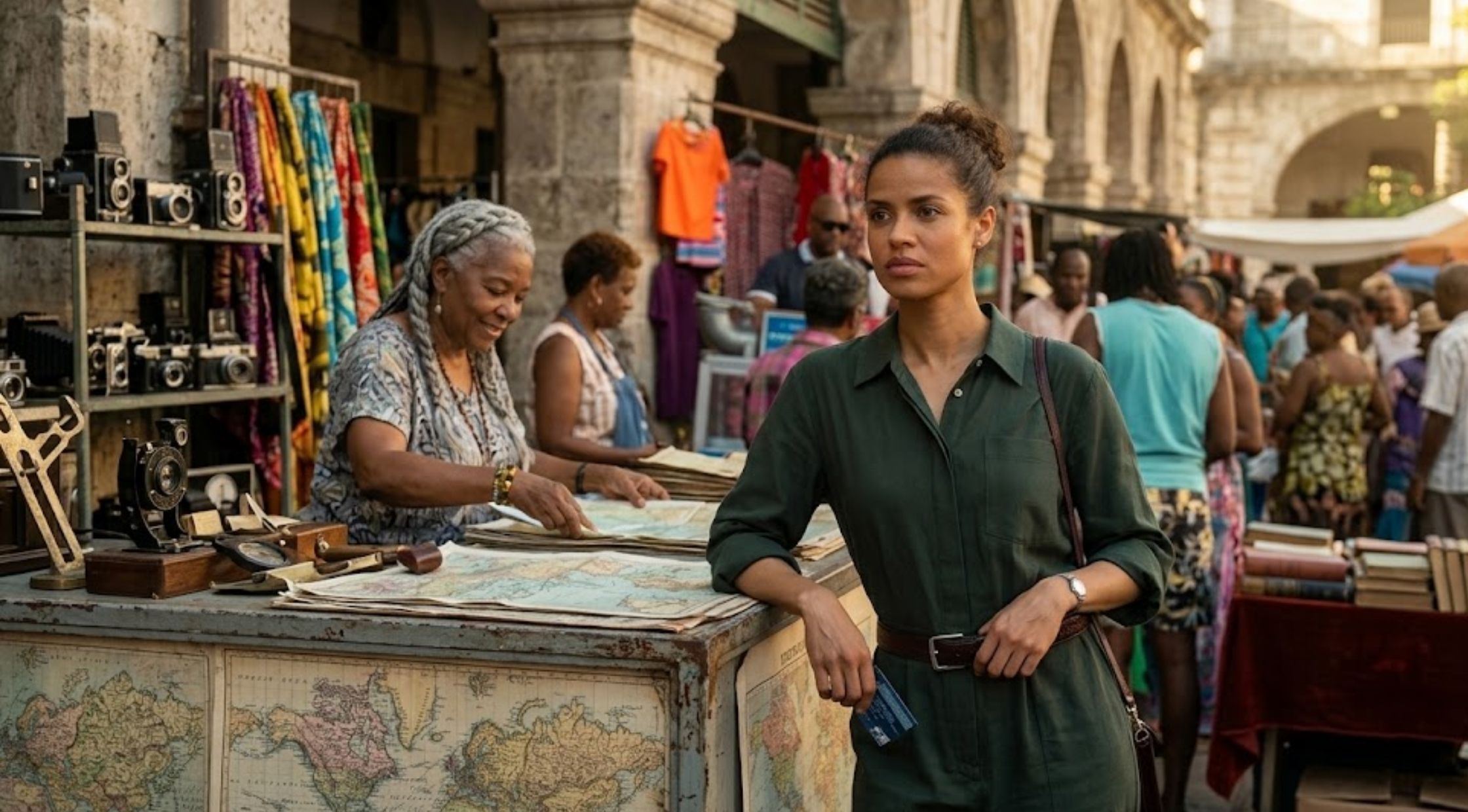Why Gugu Mbatha-Raw’s Emerald Green Jumpsuit in Possession Season 1 is a Psychological Thriller Fashion Grail