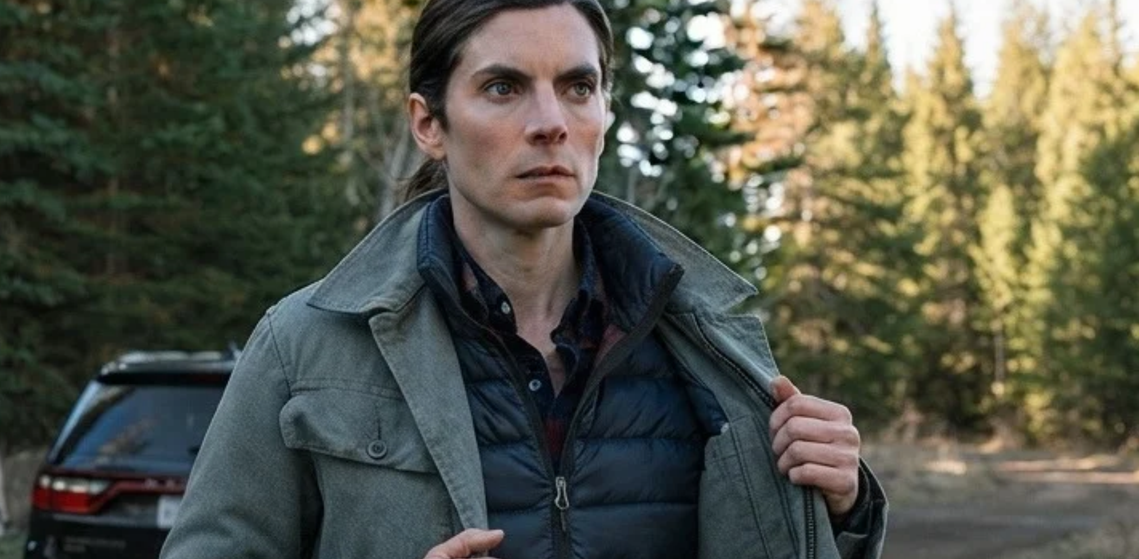 How to Get Jamie Dutton’s Rugged Look with the Jamie Dutton Grey Cotton Jacket