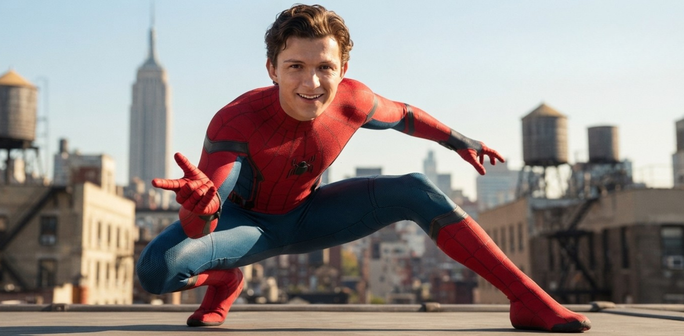 Tom Holland as Peter Parker in Spider-Man: Brand New Day fashion