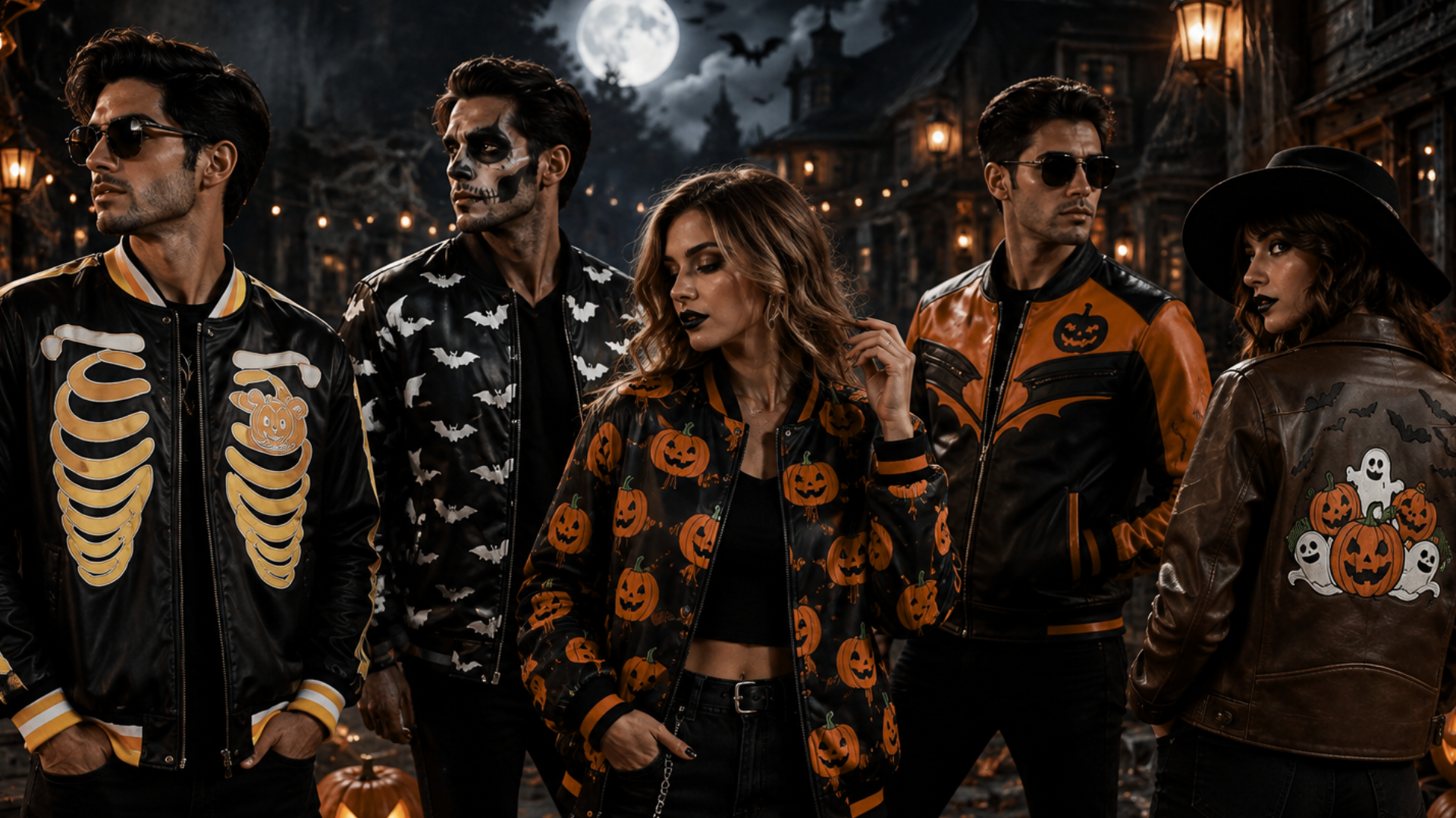 Halloween jackets and horror jacket styles for a complete Halloween costume