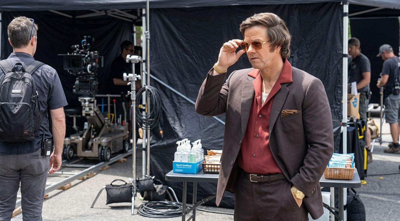 Mark Wahlberg By Any Means 2026 Brown Blazer