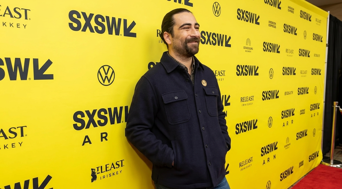 Noah Kahan 2026 SXSW Black Wool Utility Jacket