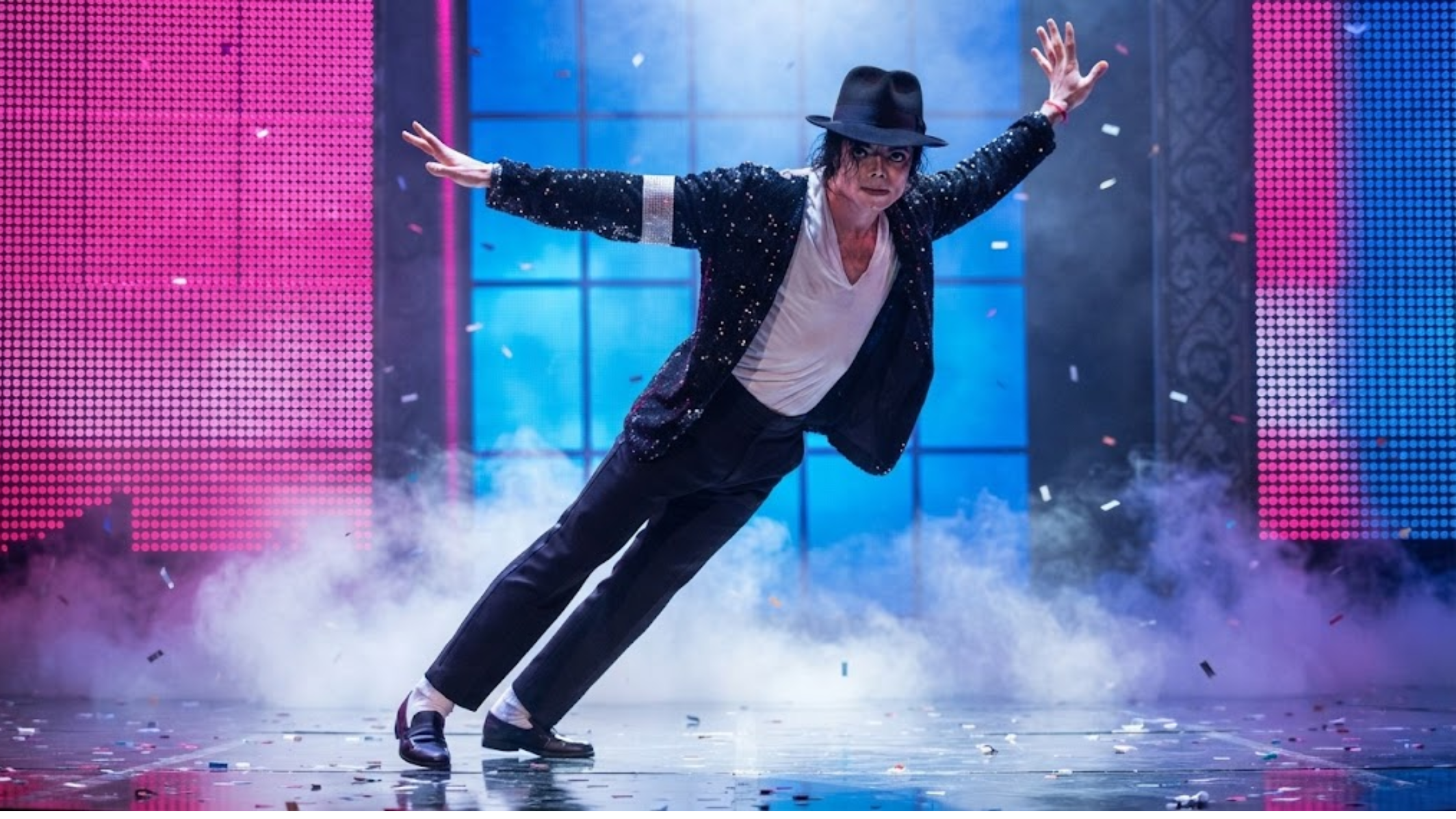 Billie Jean Michael Jackson Black Sequin Jacket with Silver White Armband