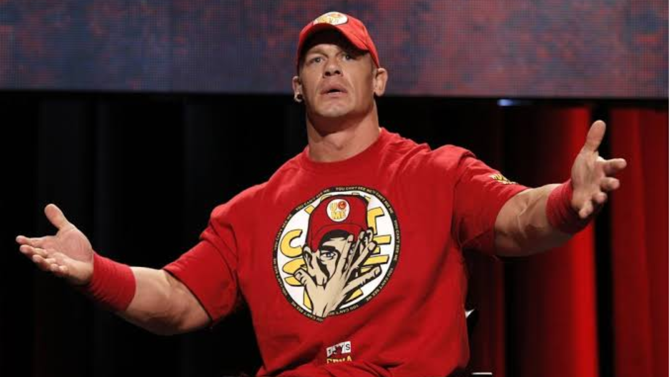 John Cena You Cant See Me Red T-Shirt: Iconic WWE Style