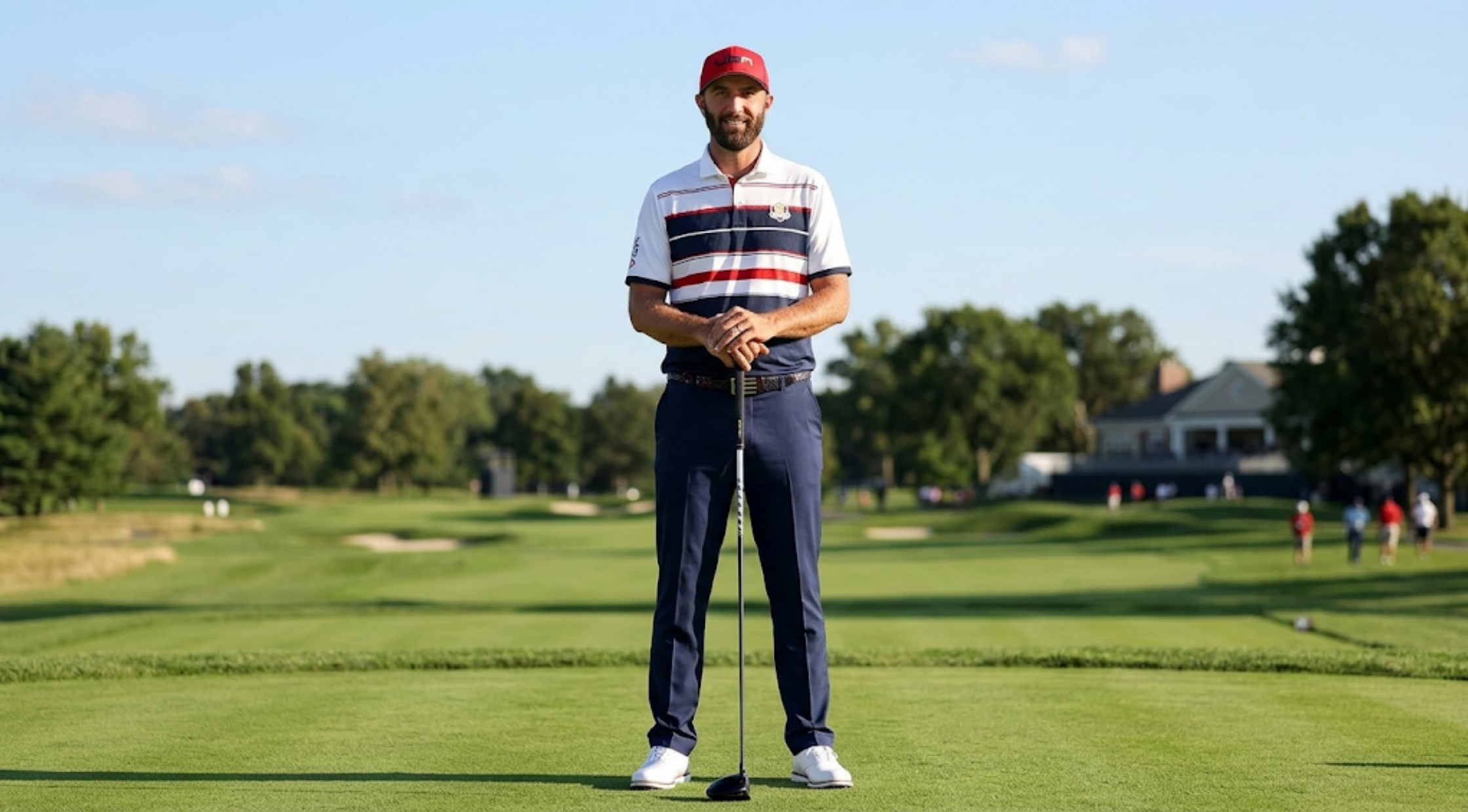 Scottie Scheffler 2025 Ryder Cup White Polo T-Shirt