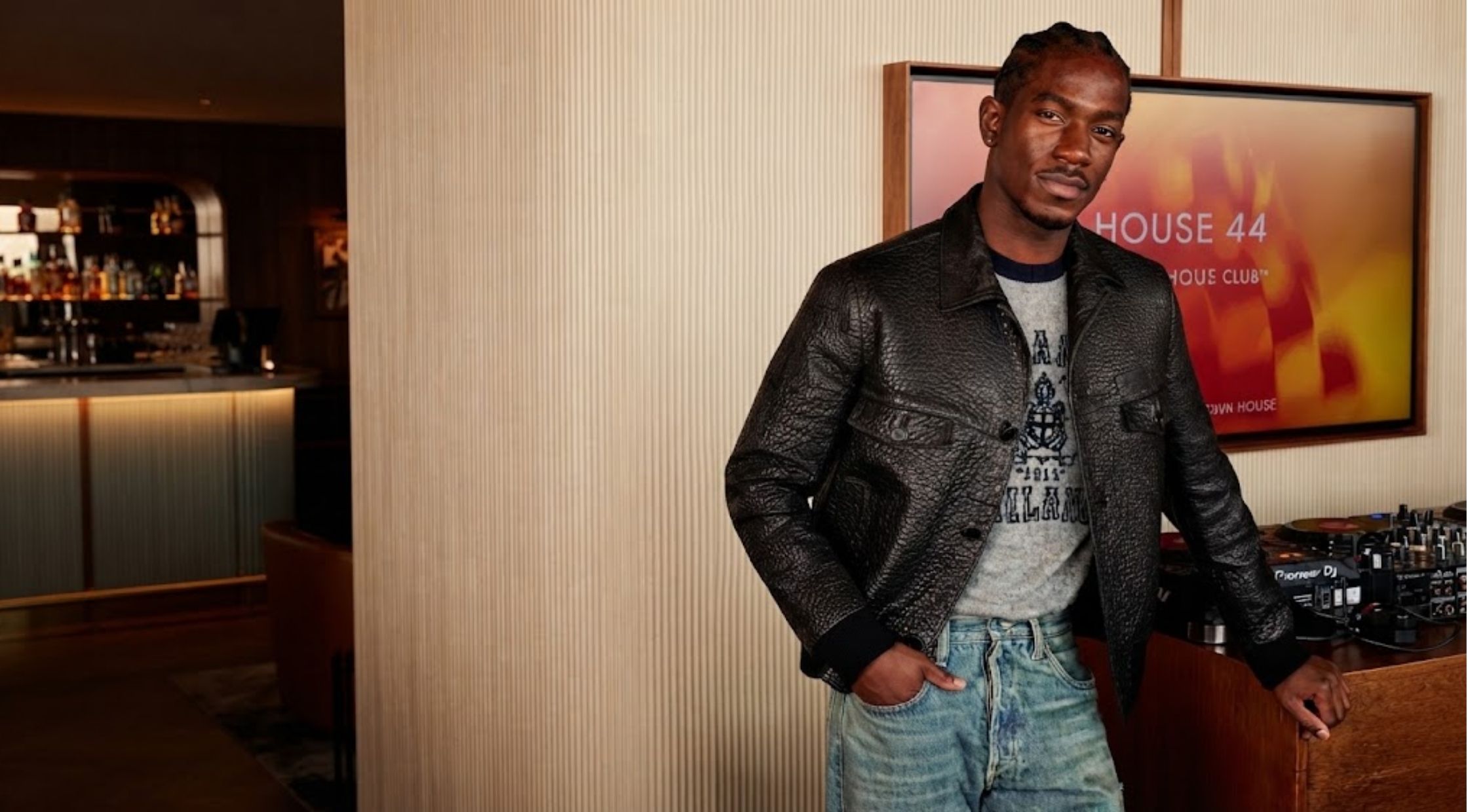 How to Style the F1 Movie Damson Idris Black Leather Jacket