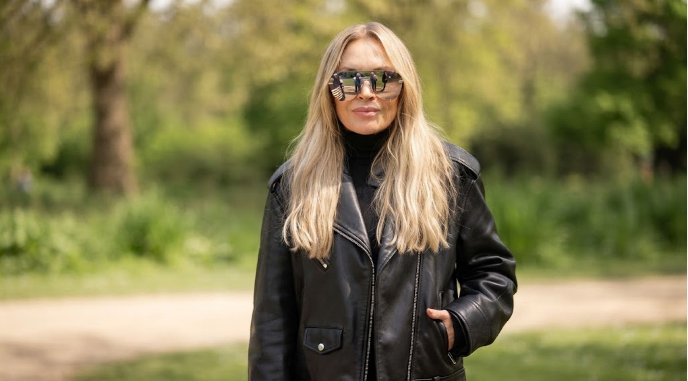 How to Style the Real Housewives Of Orange County S19 Tamra Judge Leather Biker Jacket