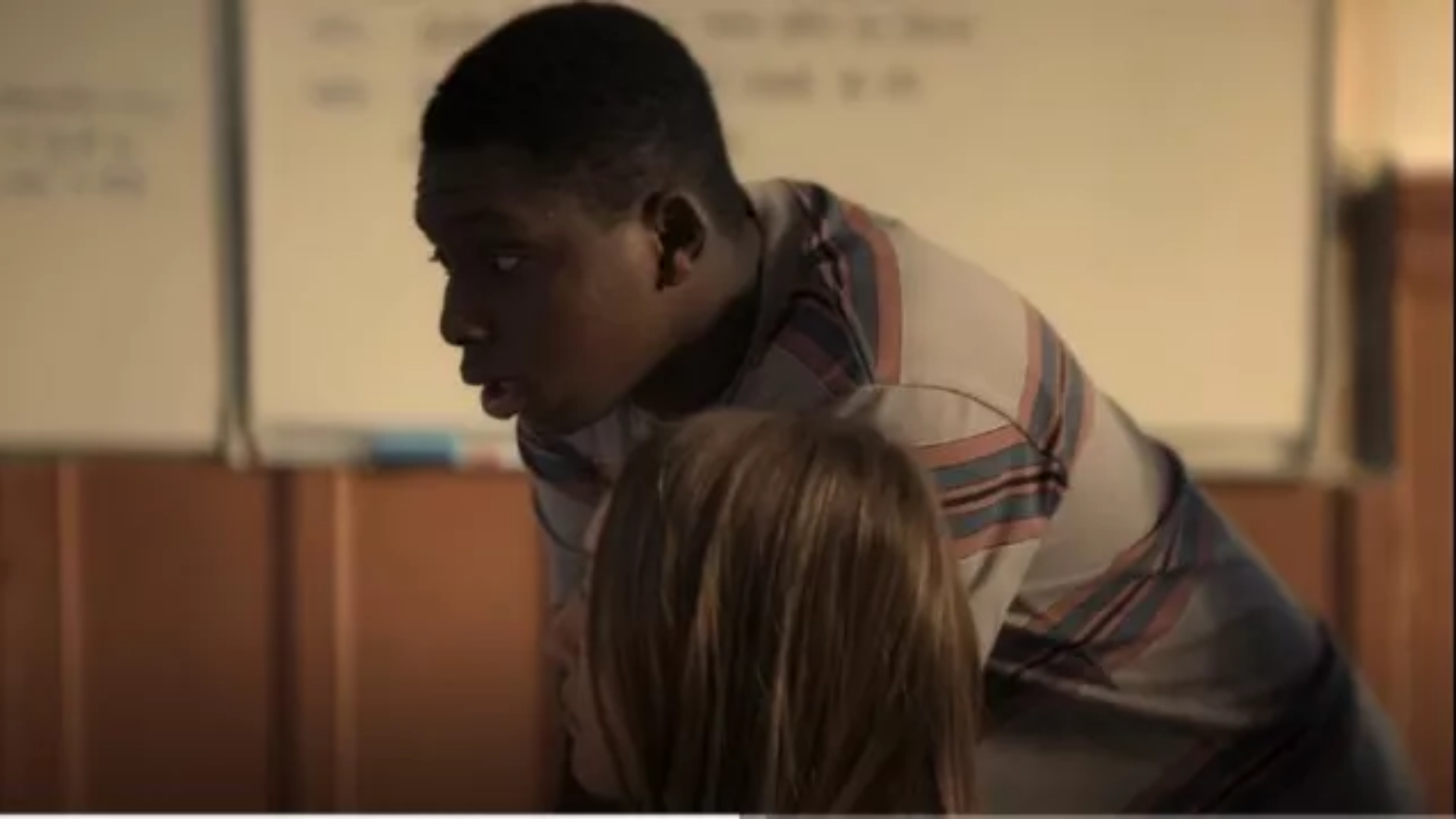Lupin S03 Mamadou Haïdara Striped T-Shirt – Young Assane Diop’s Effortless Style