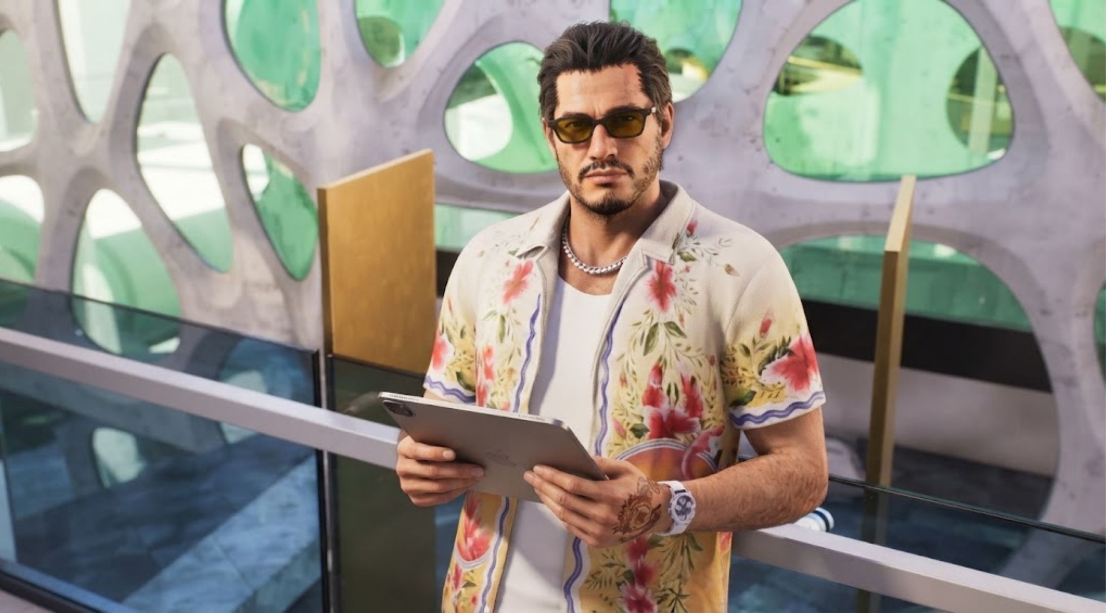 How to Style the GTA VI Jason Duval White Floral Shirt for a Tropical Look