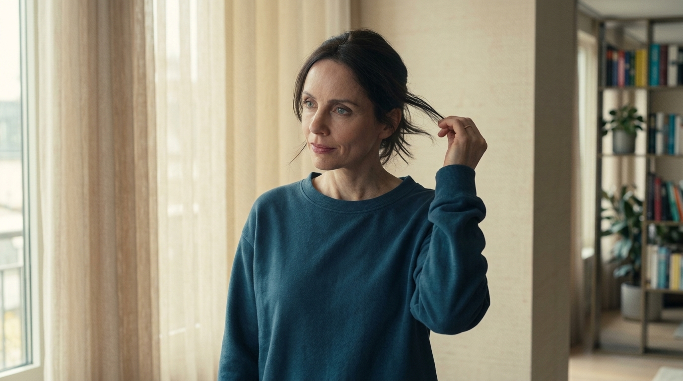 Bea Metcalf Teal Sweatshirt | Patience S01