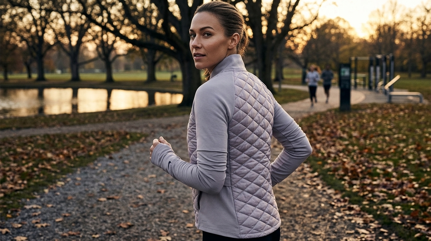 Melinda Monroe Grey Quilted Jacket