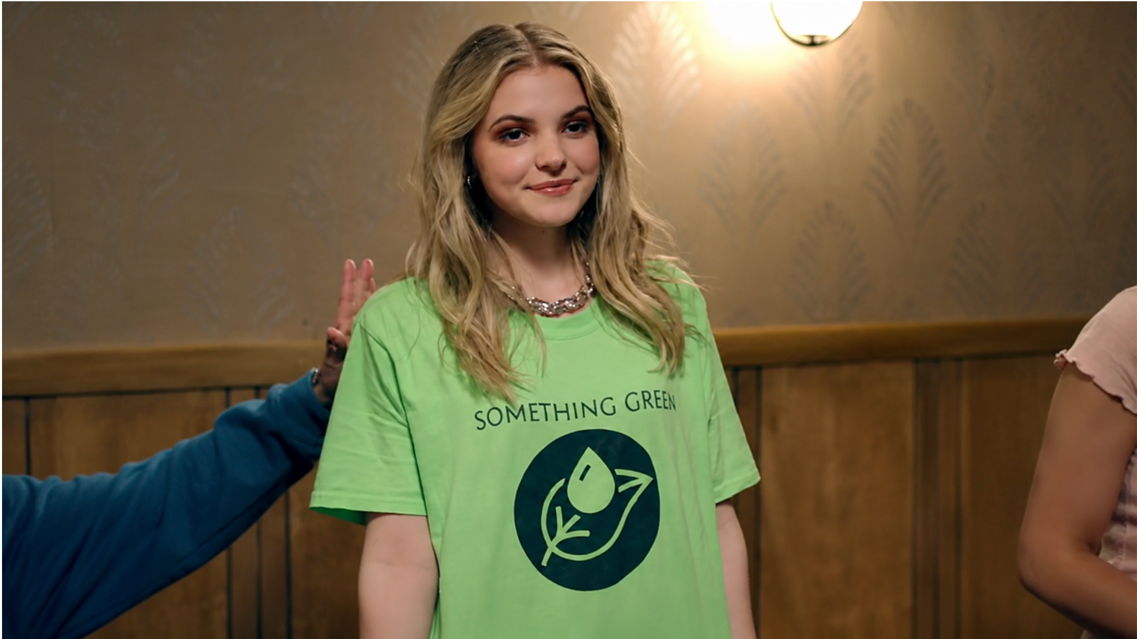 Elevator Game Izzy Simpson Something Green T-Shirt: A Fresh Statement in Casual Fashion