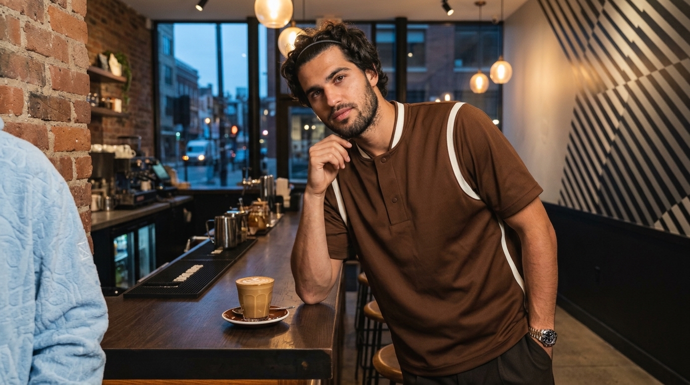 Carlos Alcaraz 2026 US Open Chocolate Brown T-Shirt
