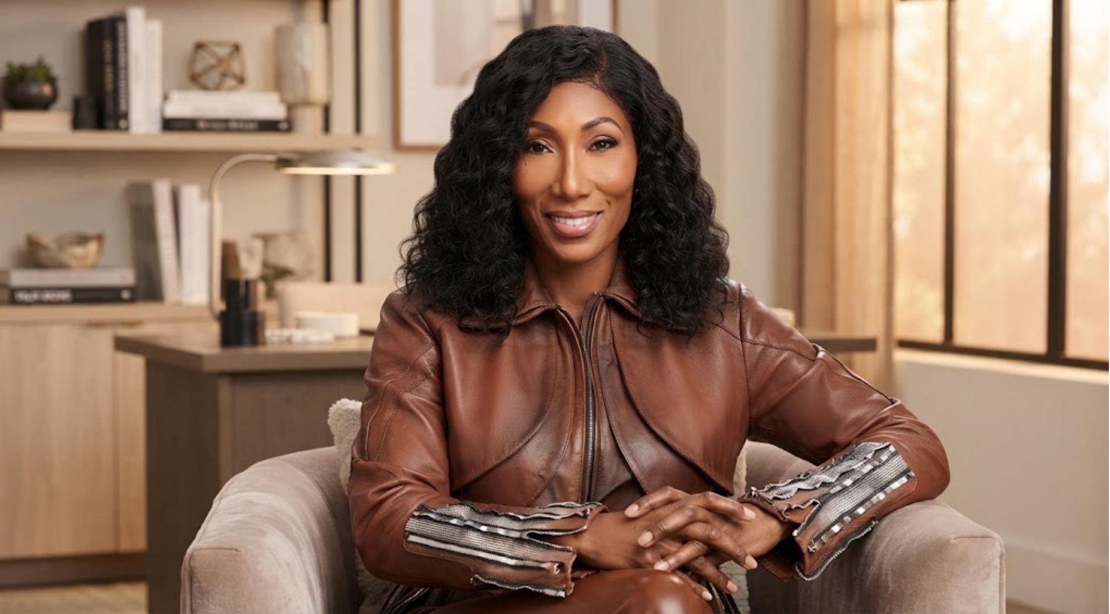 How to Style the Beyond the Gates Leslie Thomas Brown Cropped Leather Jacket