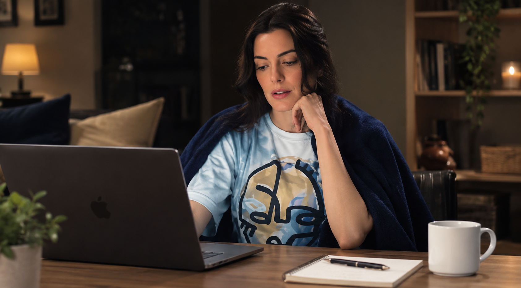 The Devil Wears Prada 2 Anne Hathaway Abstract Face Graphic Oversized Shirt