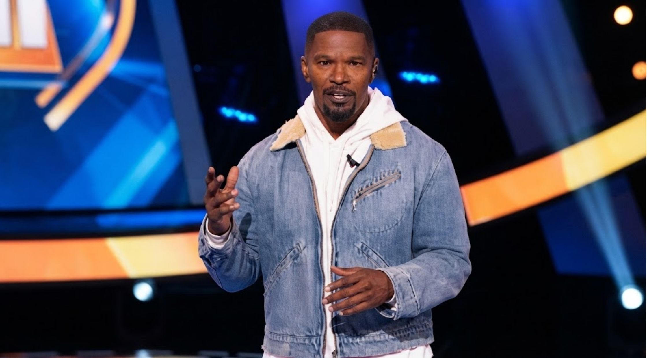 How to Style the Beat Shazam Jamie Foxx Corduroy Collar Denim Zip Jacket