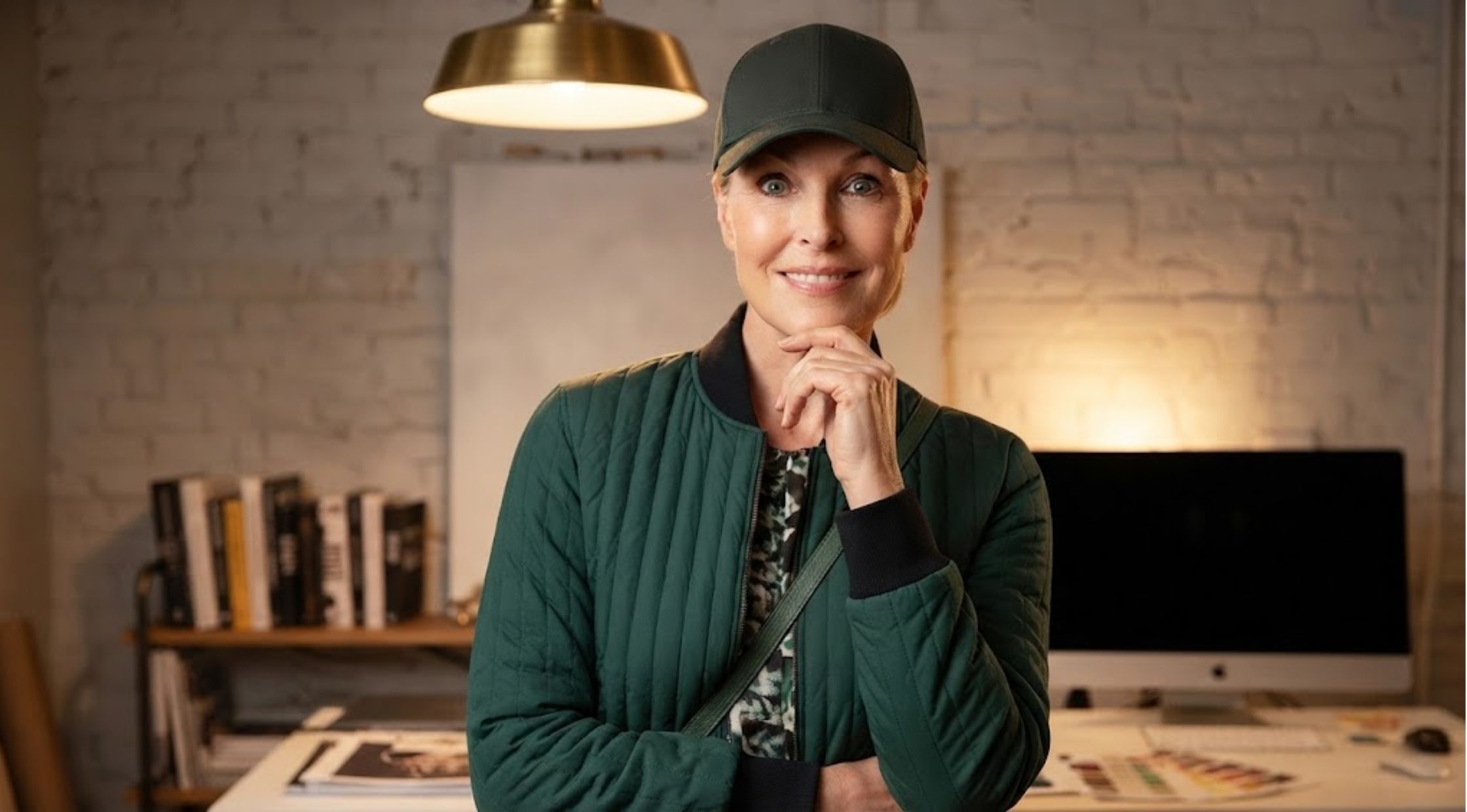 How to Style the Ride or Die S01 Hannah Waddingham Reversible Quilted Jacket
