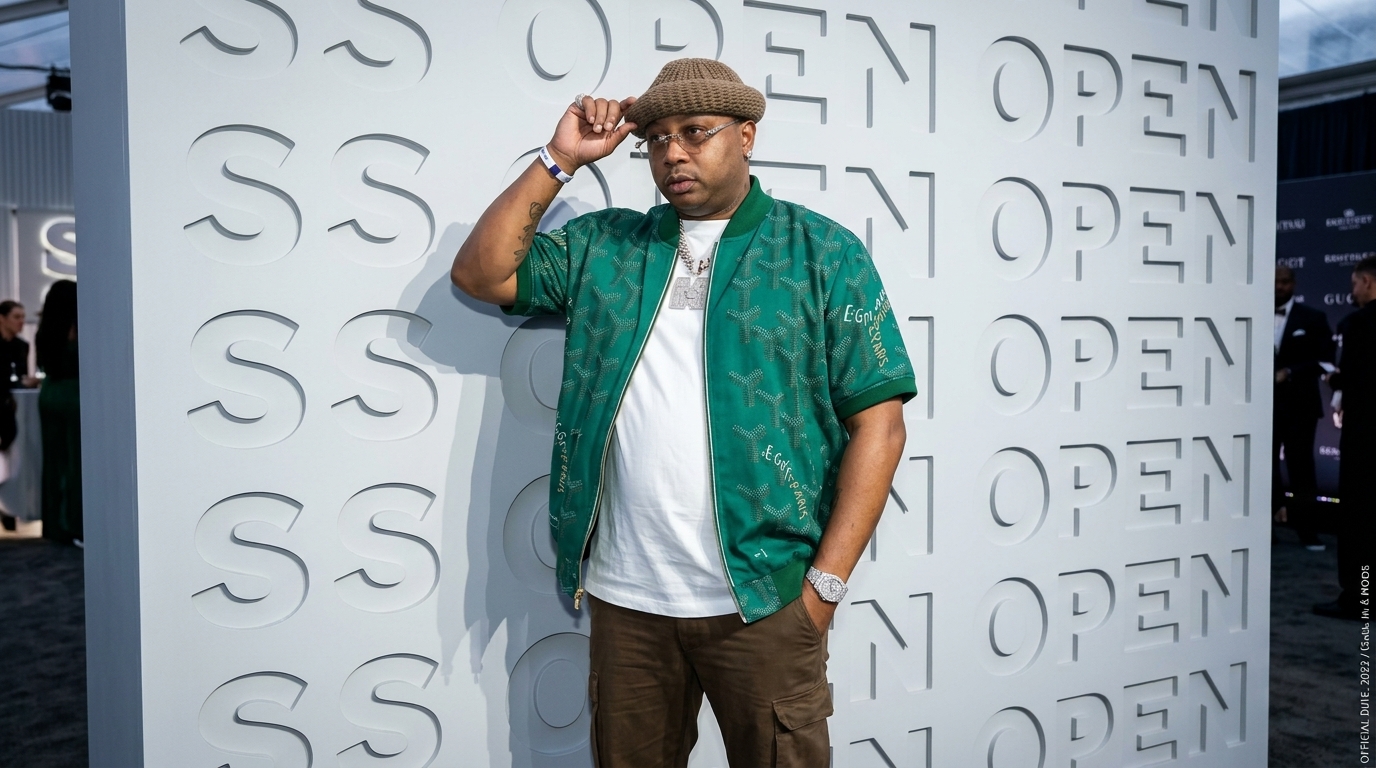 E-40 US Open 2026 Green Bomber Jacket