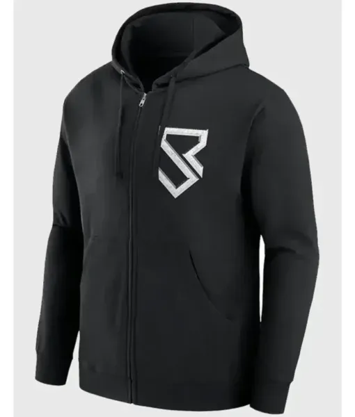 Seth Rollins Burn It Down Black Zip Hoodie