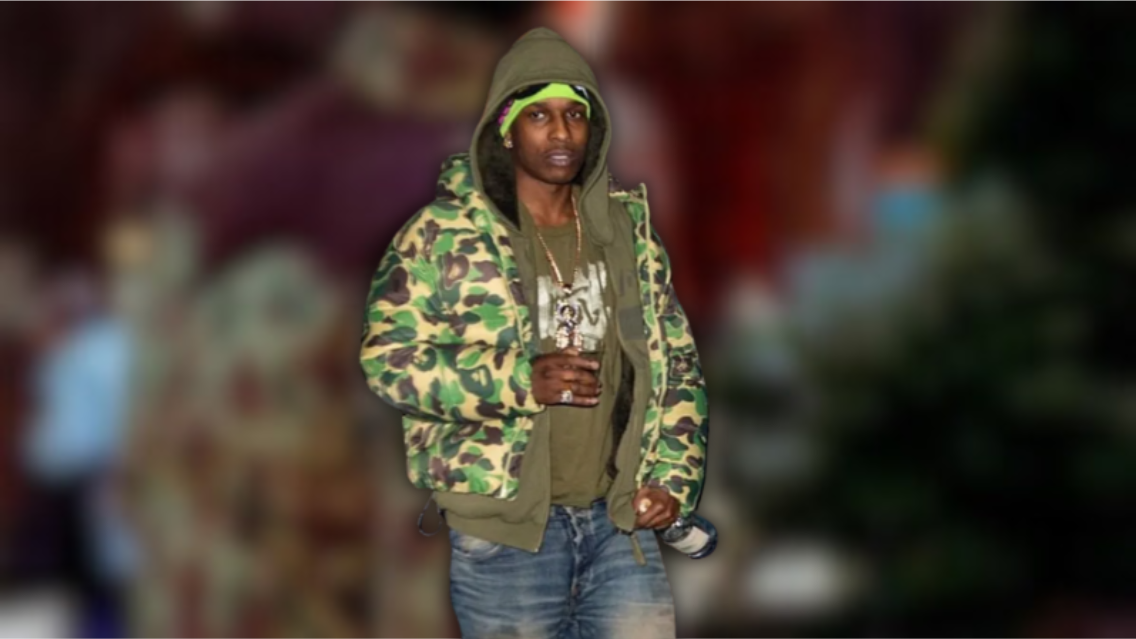 A$AP Rocky Turn Heads in Harlem Dinner Outfits