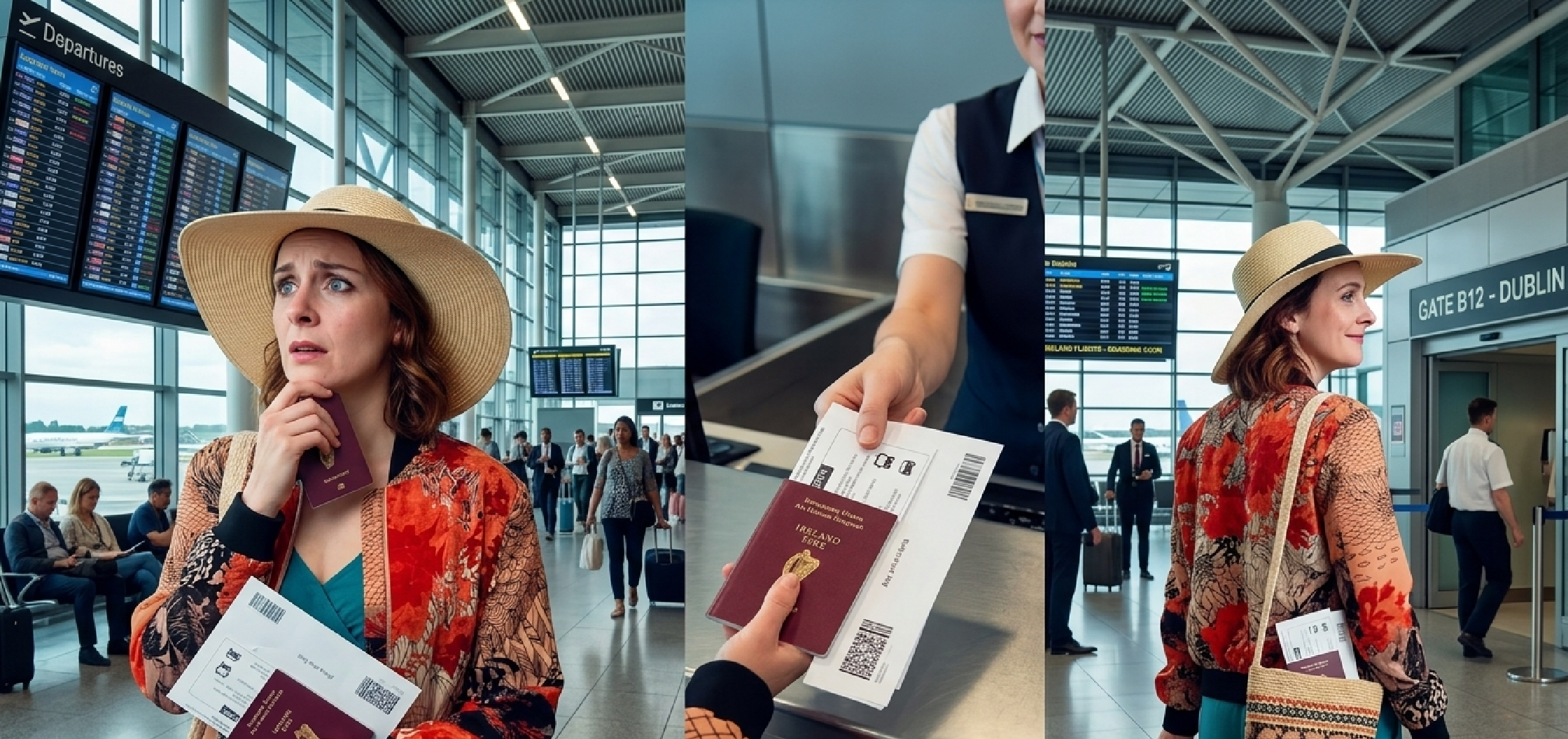 Roisin Gallagher floral silk bomber jacket in burnt orange with bold mixed-media print inspired by How to Get to Heaven from Belfast