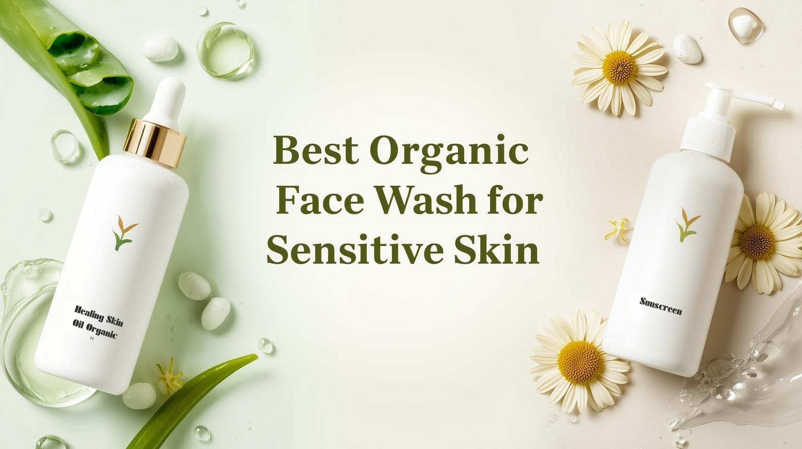 organic face wash for sensitive skin