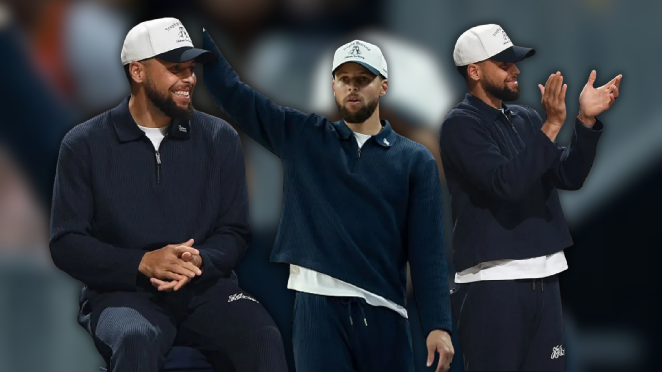 Courtside Style: Stephen Curry LA Clippers vs Golden State Warriors Sweatshirt Look