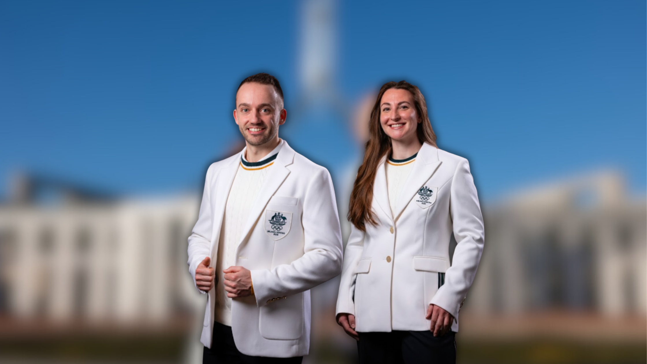 Dean Hewitt and Tahli Gill Represent Australia at Milano Cortina 2026 Uniform Launch With Iconic New Looks