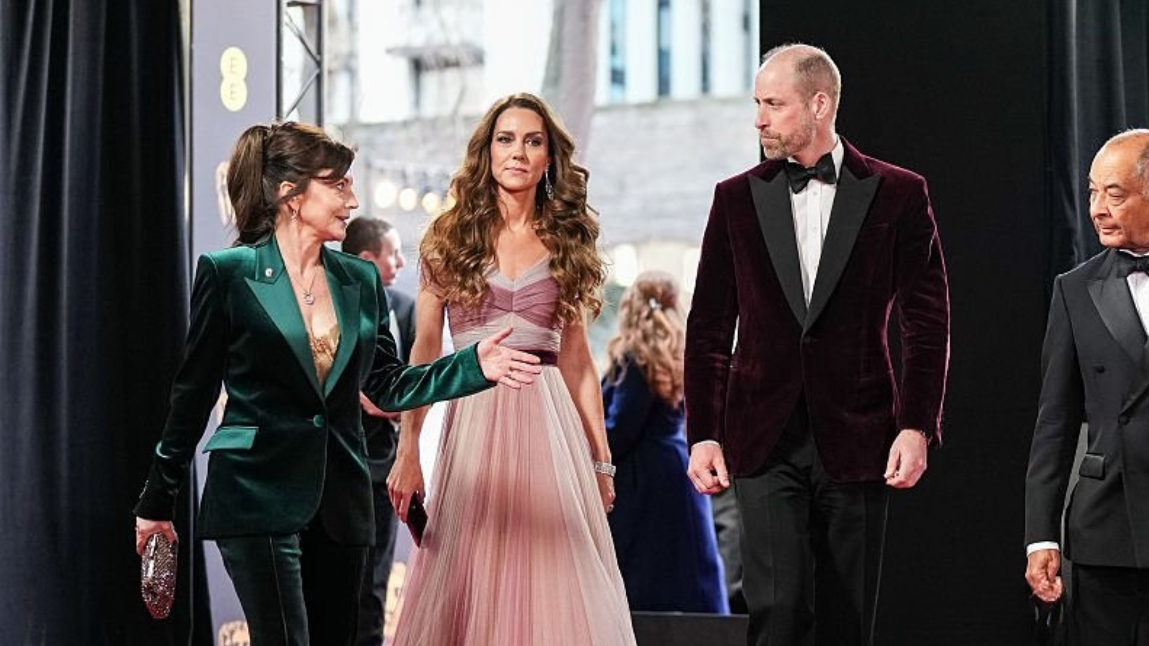 Prince William and Princess Catherine attend the 2026 EE BAFTA Film Awards in coordinated royal fashion ensembles
