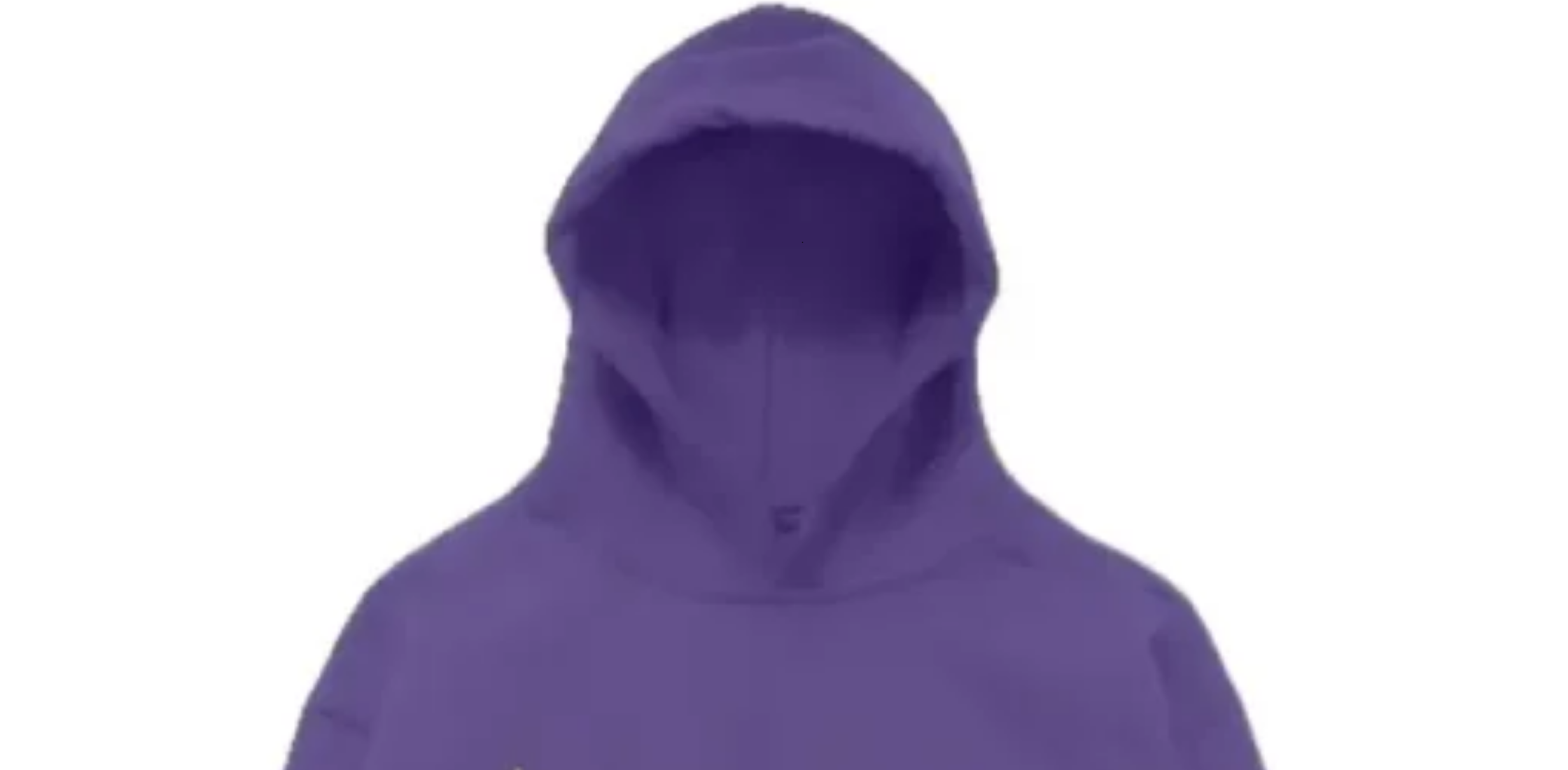 Hotel Diablo Anniversary Hoodie in bold purple with acid yellow â€œHotel Diabloâ€ script, horned skull graphic, and Machine Gun Kelly streetwear design