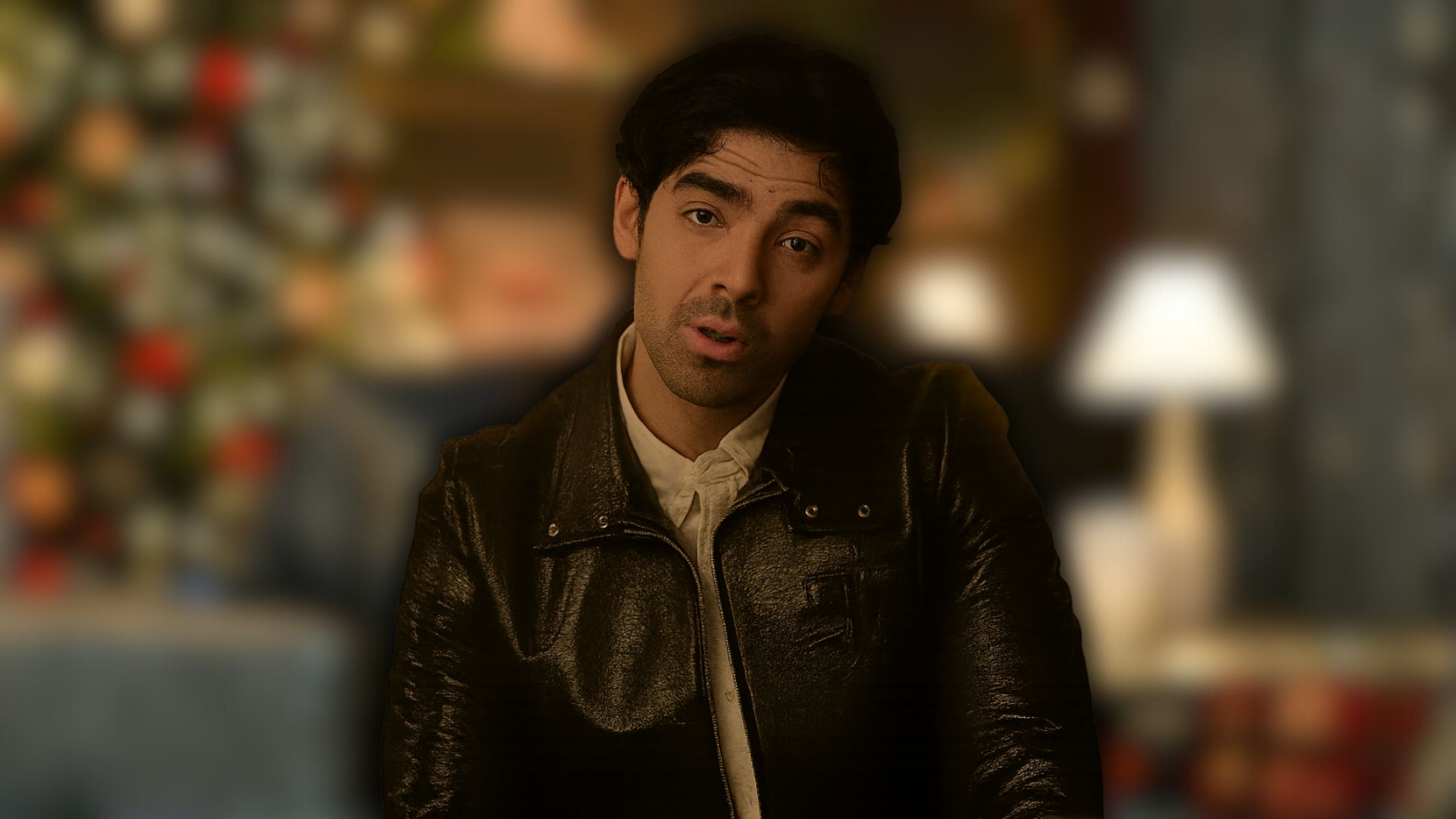 Joe Jonas Rocks Rugged Black Leather Jacket in A Very Jonas Christmas (2025)