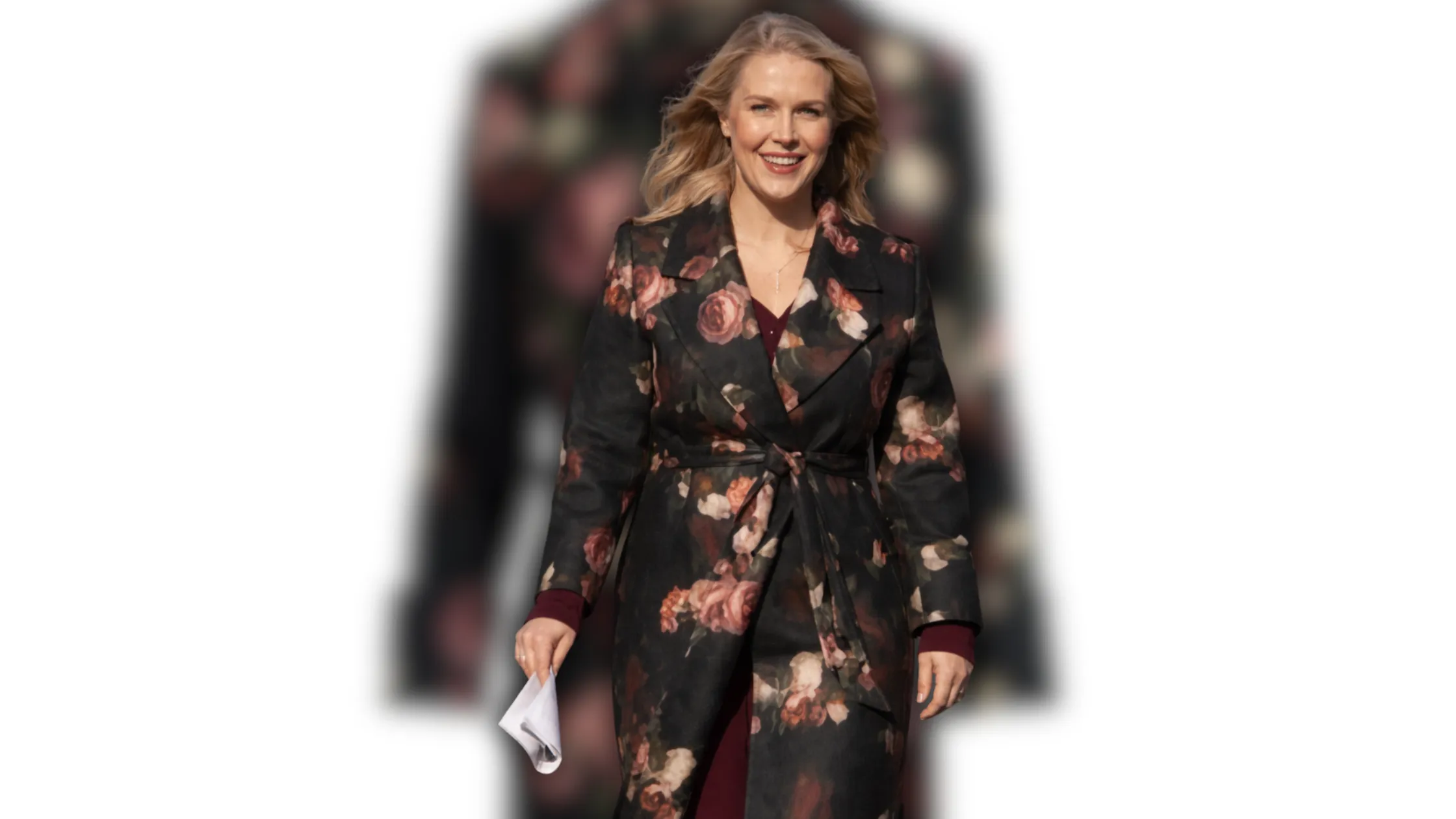 Karoline Leavitt’s Iconic Floral Wrap Coat Look from The Today Show 2026