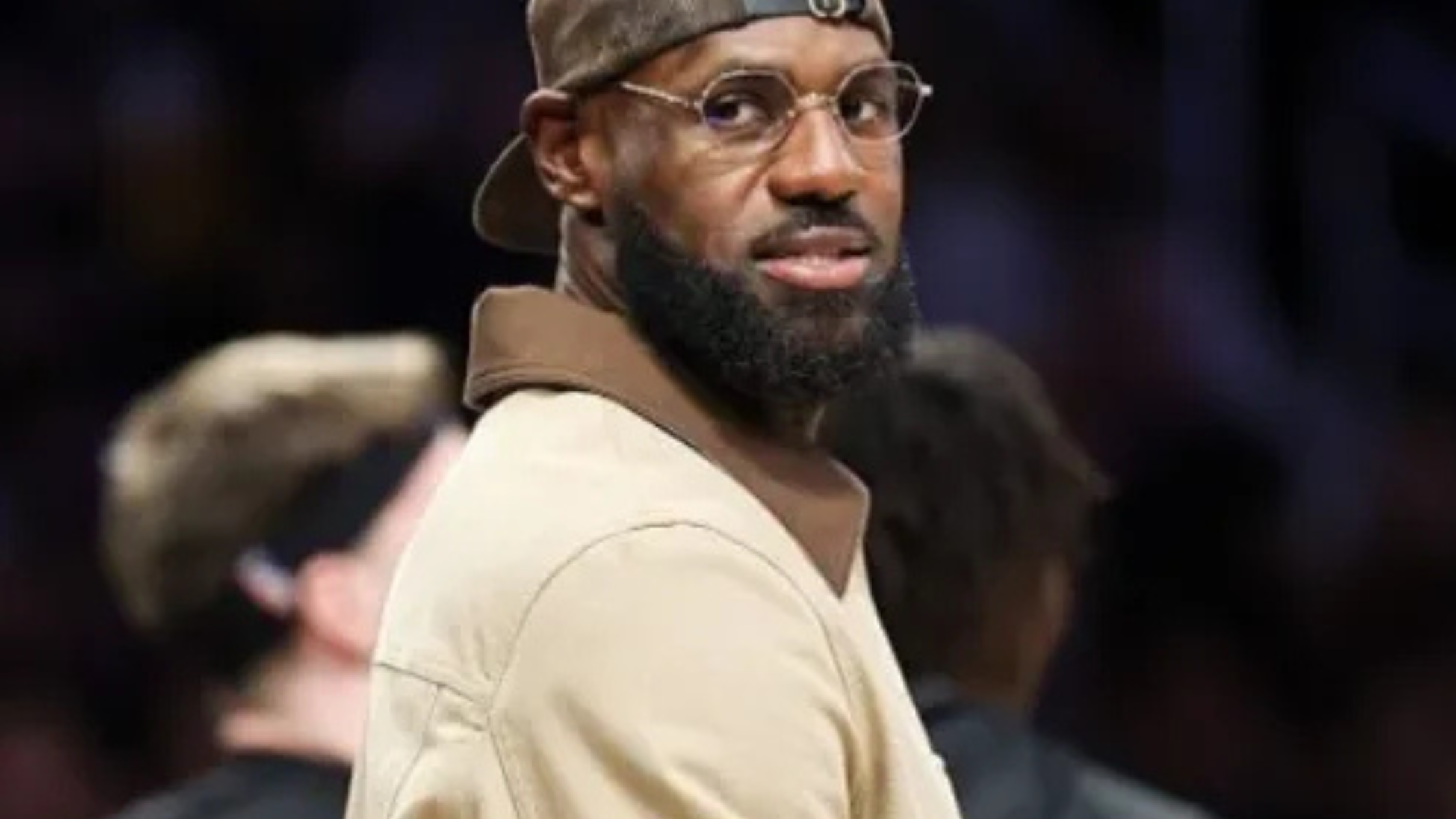 LeBron James Minnesota Timberwolves Vs LA Lakers Workwear Jacket tri color nylon retro sideline jacket inspired by the March 10 2026 Crypto.com Arena matchup.