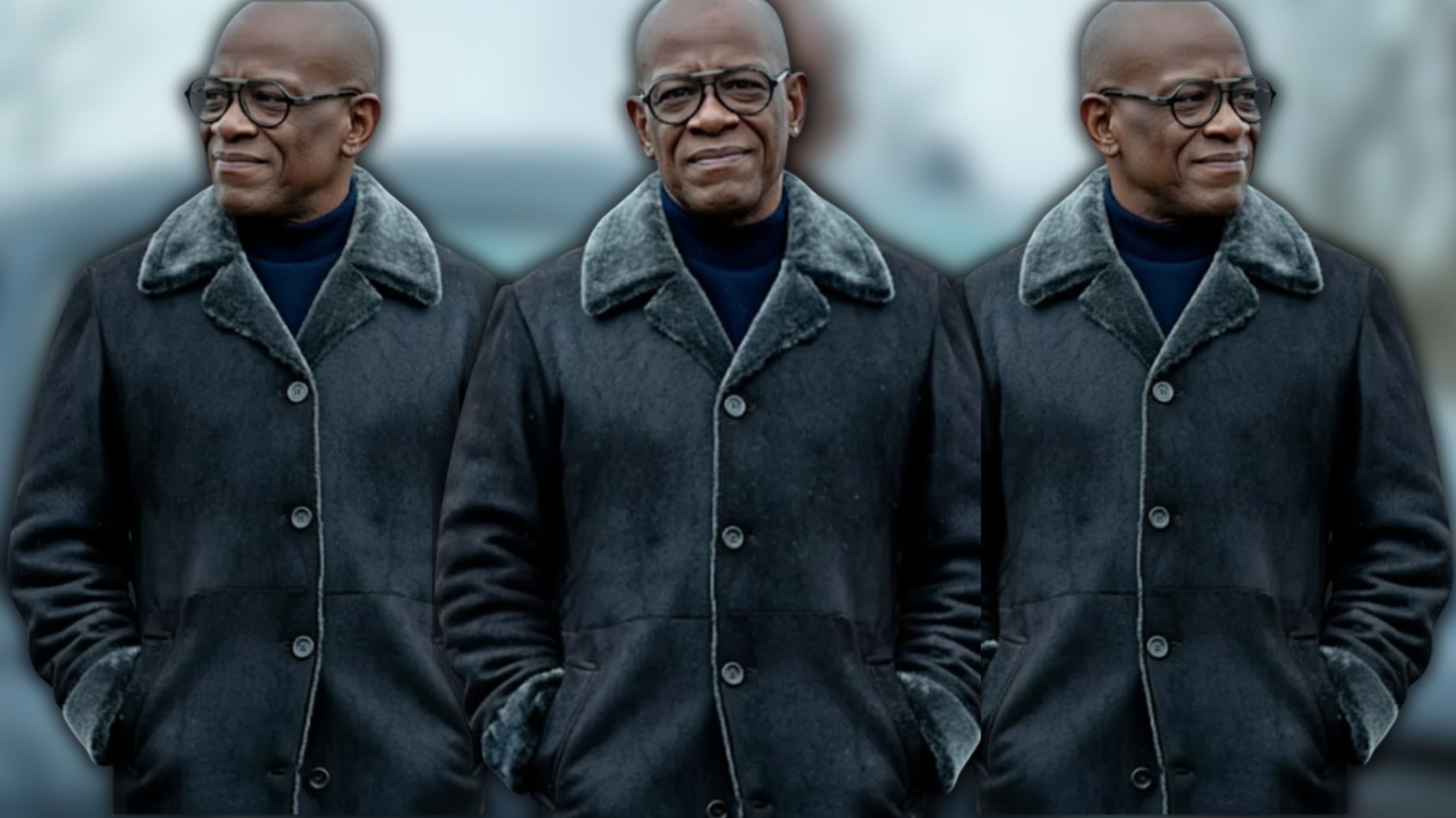 Lennie James as Frank Moses Wears Sherpa Collared Suede Coat in Mayor of Kingstown Season 4