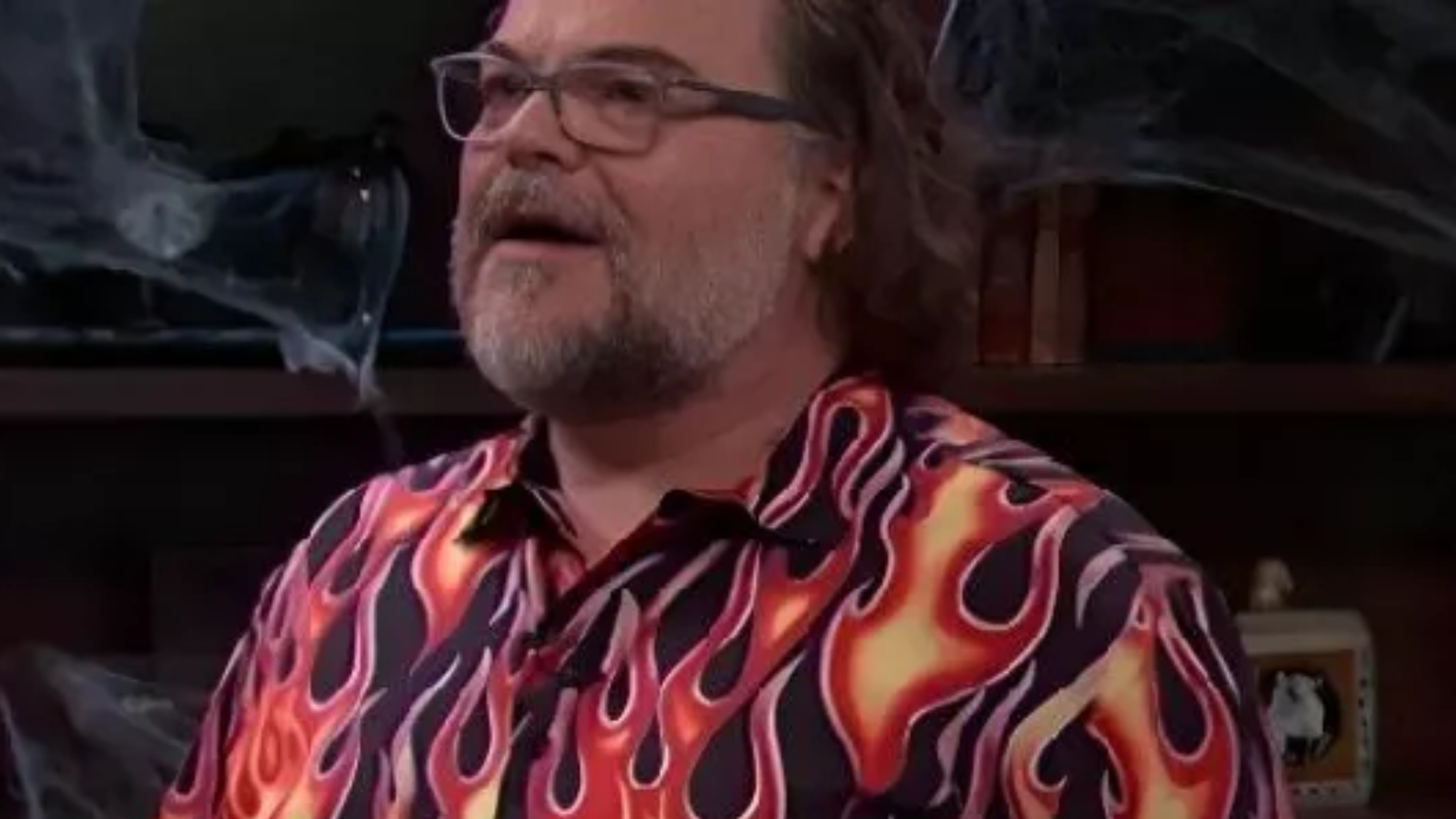Looking for Timeless Style with the Saturday Night Live S51 Jack Black Flame Shirt