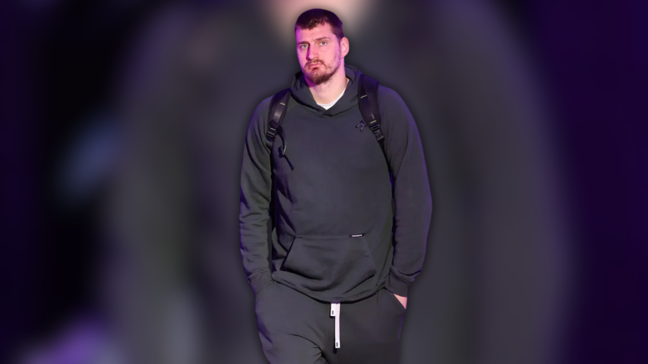 Nikola Jokic Flaunts Pullover Hoodie Courtside at Denver Nuggets vs Utah Jazz