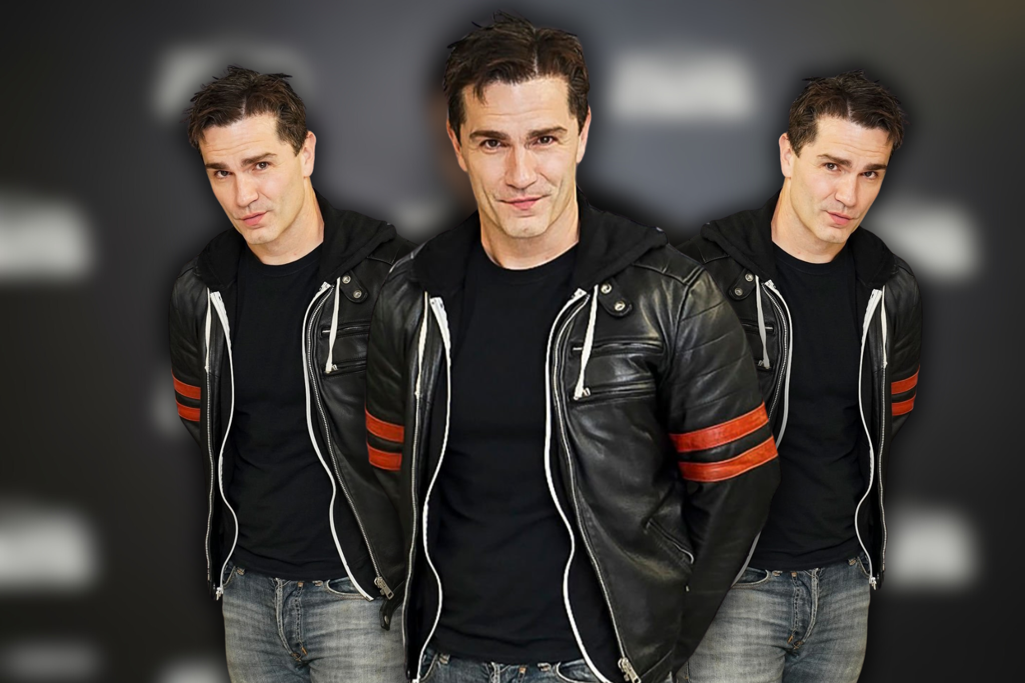 Sam Witwer in a Black Leather Jacket at Star Wars Celebration Japan 2025 Backstage Appearance