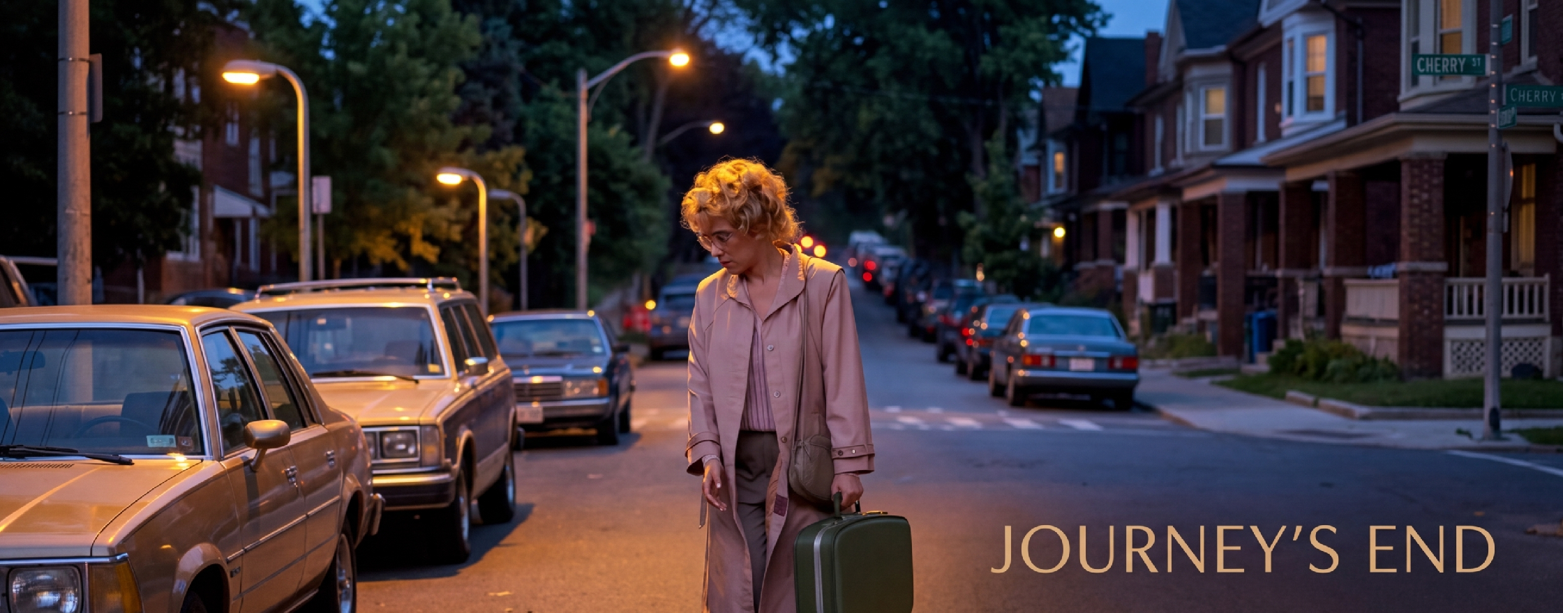 Scarlett Johansson Paper Tiger Long Coat in dusty rose mauve trench style