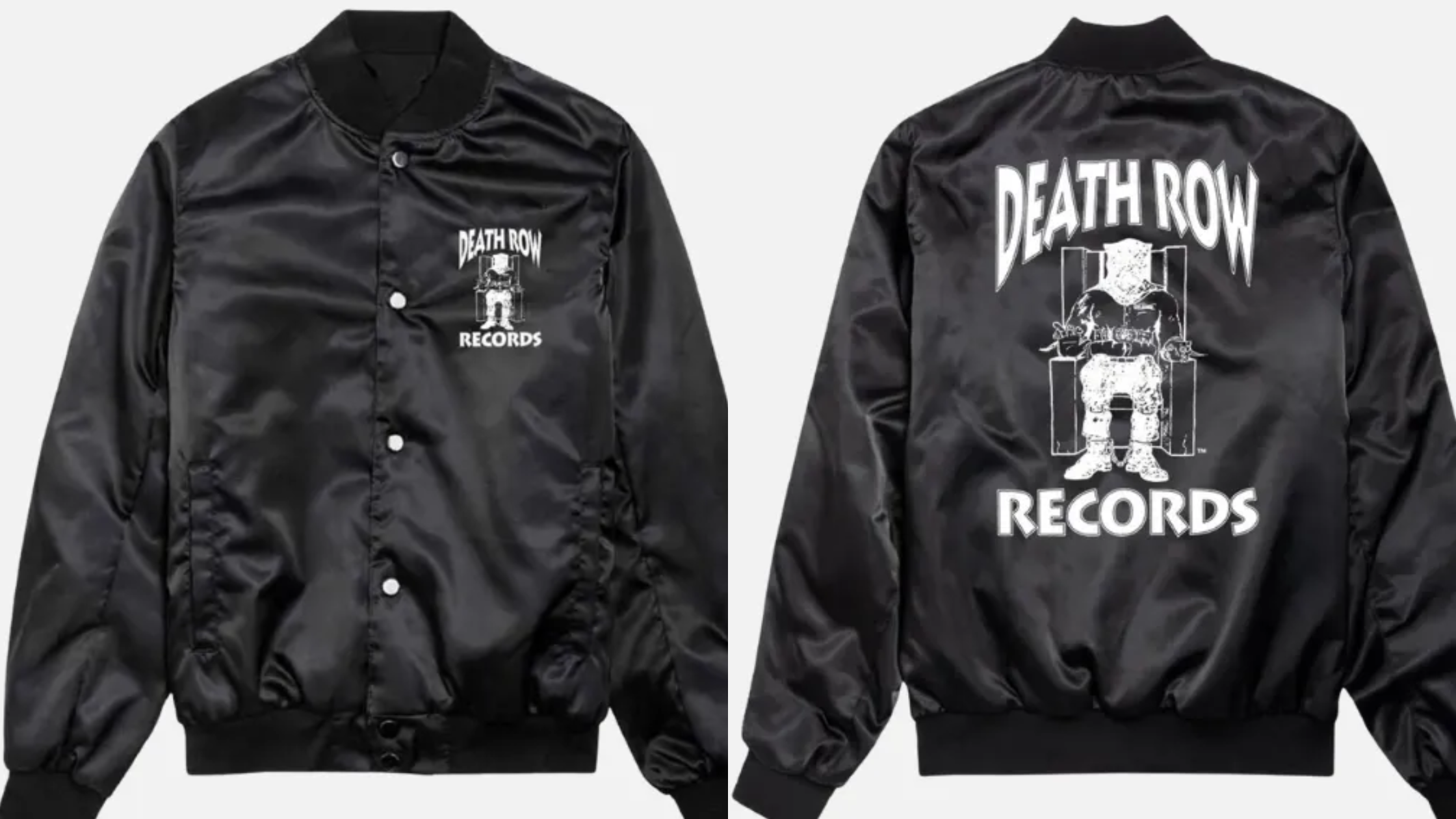 Streetwear Icon: Death Row Records Black Satin Bomber Jacket Styling Guide