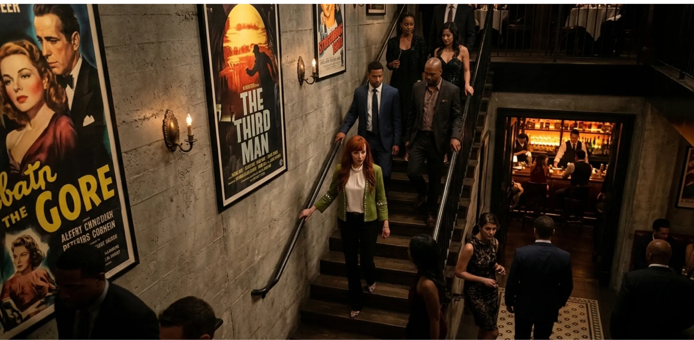 Supernatural Season 12 Rowena MacLeod green cropped bolero jacket with crystal embellishments and elegant open-front design inspired by Ruth Connell