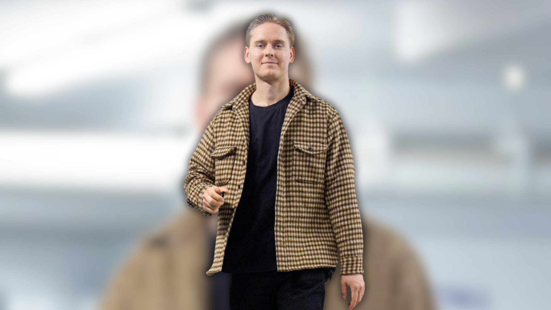 The Game-Day Plaid Shacket Trend: Kevin Lankinen Carolina Hurricanes vs Vancouver Canucks Look